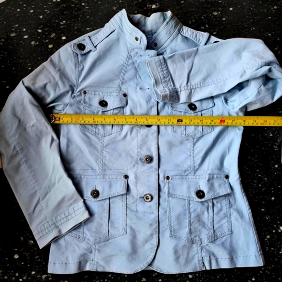 Vintage San Francisco Baby Blue 2 Piece Jacket & Pleated Skirt Set - Picture 10 of 15